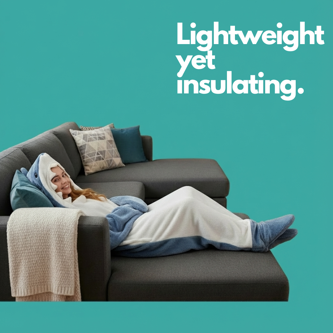 Wearable Shark Sleeping Blanket