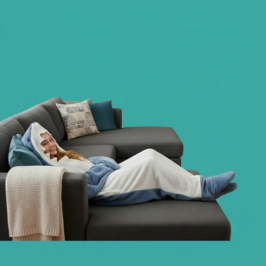 Wearable Shark Sleeping Blanket