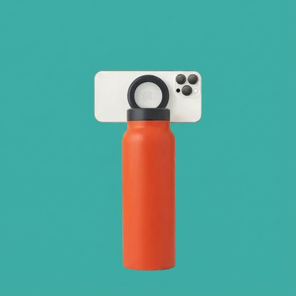 Water Bottle with MagSafe Phone Holder