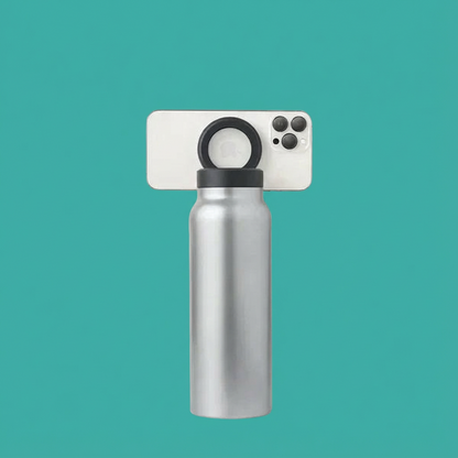 Water Bottle with MagSafe Phone Holder